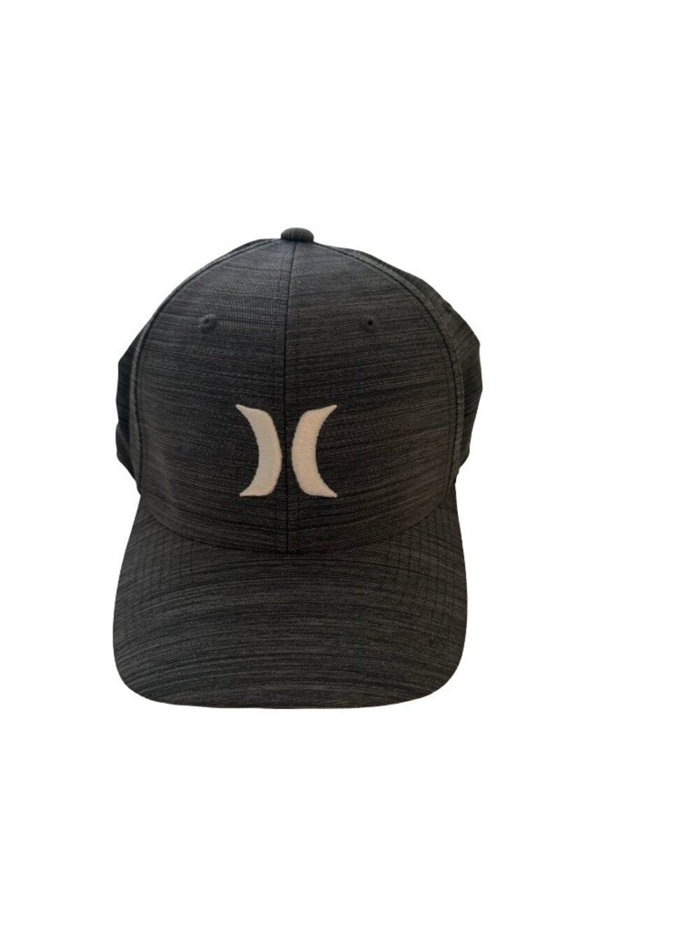 Hurley One & Only Flexfit Hat - Heather Grey & Black - Size S/M